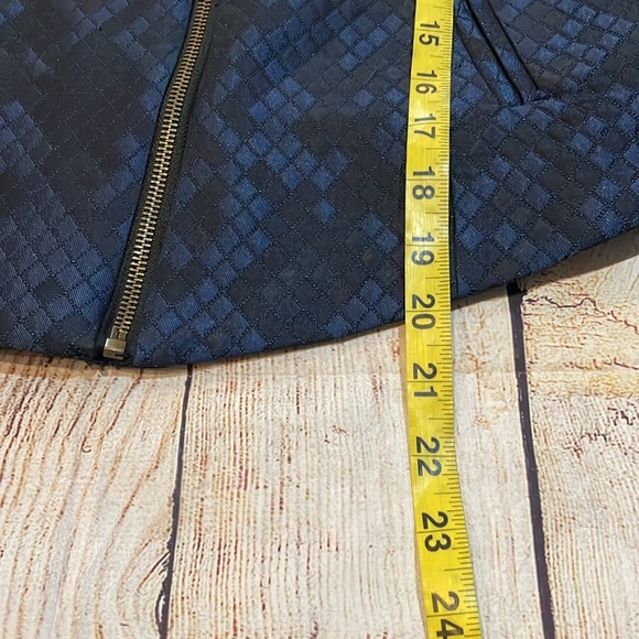 Impulse MADE Fashion Week for Impulse Moto jacket Navy Iridescent Size S - Picture 9 of 12